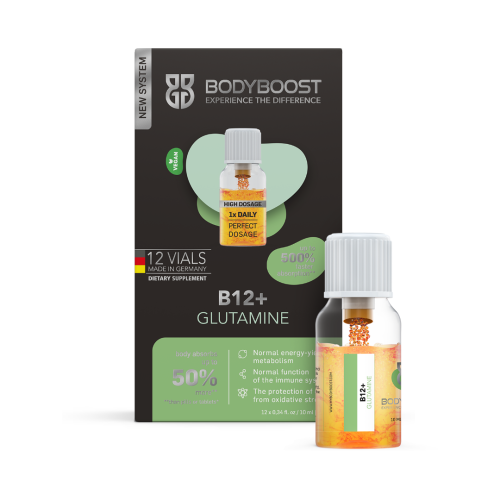 Body BoostB12 + Glutamine ( as Methylcobalamin )